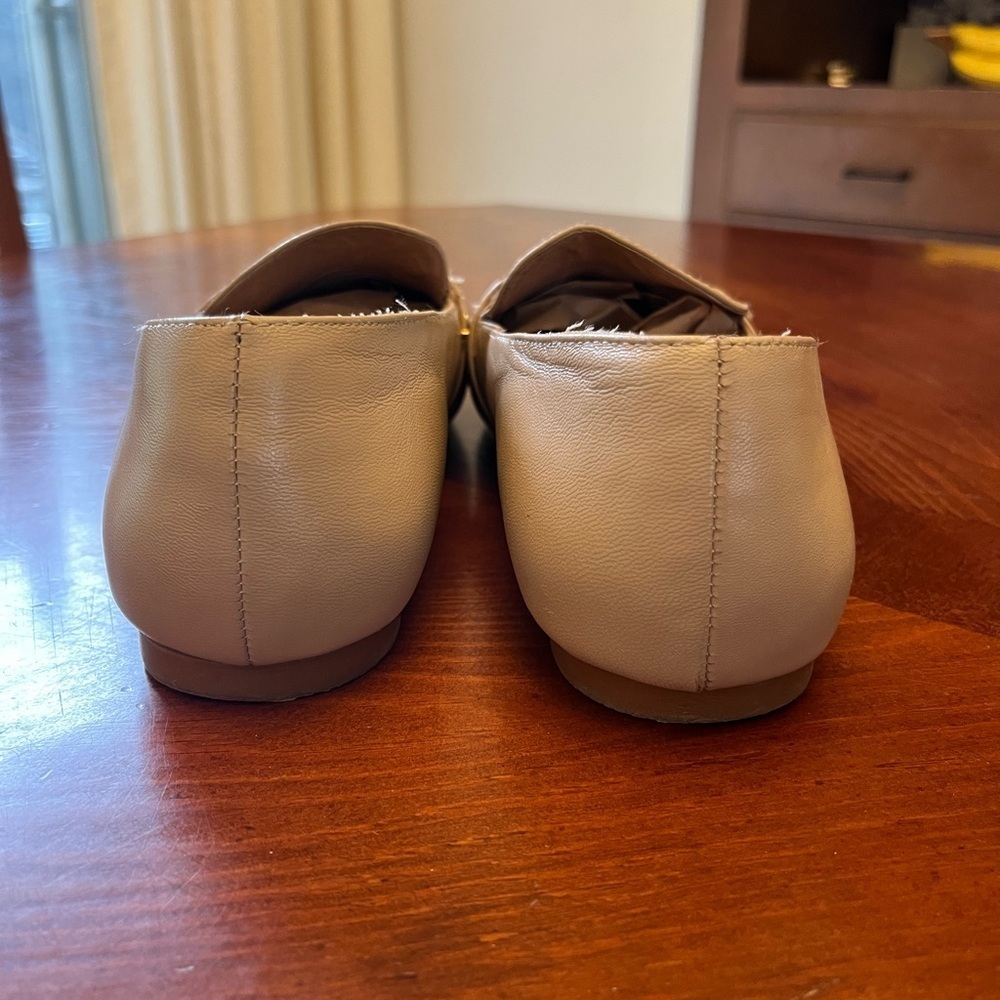 Genuine leather nude horsebit loafer shoe size 9 VINTAGE 90s - Picture 5 of 7